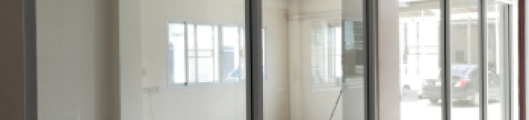 aluminium door installation